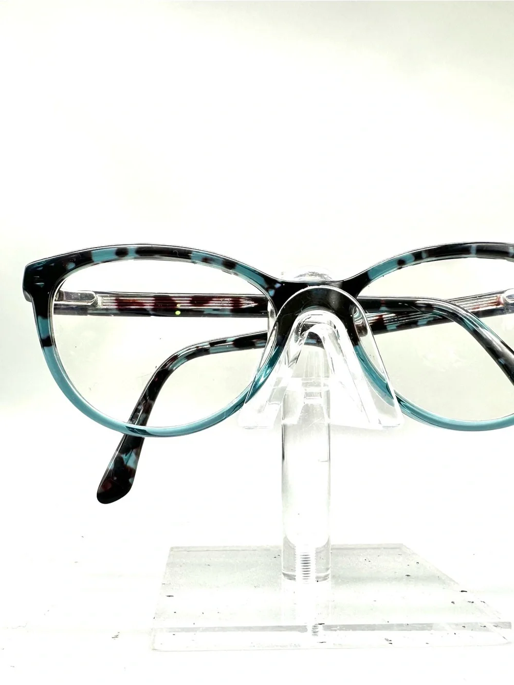 Calvin Klein CK21519 Blue Tortoise Cat Eye Eyeglasses Frames Womens Teal